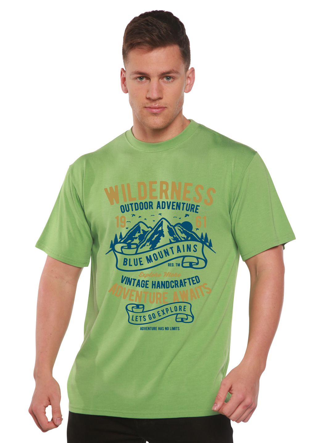 Wilderness Spun Bamboo® Men's Bamboo Viscose/Organic Cotton Short Sleeve Graphic T-Shirt