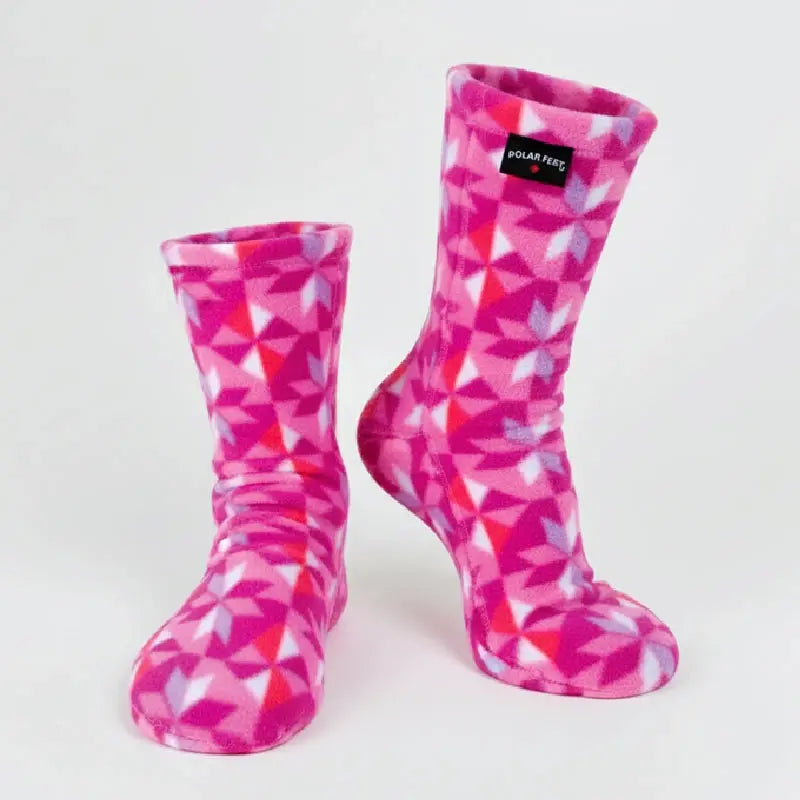 Polar Feet Fleece Socks - Kaleidoscope