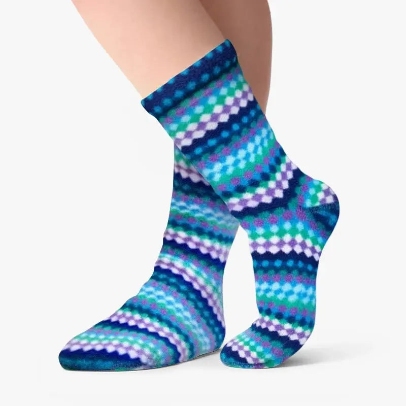 Kids' Fleece Socks - Ripple