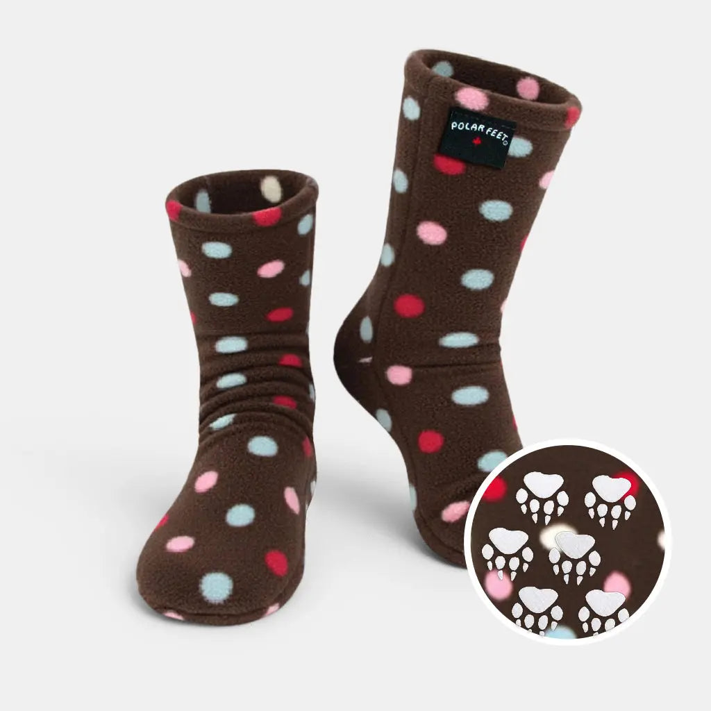 Kids' Nonskid Fleece Socks - Smarties