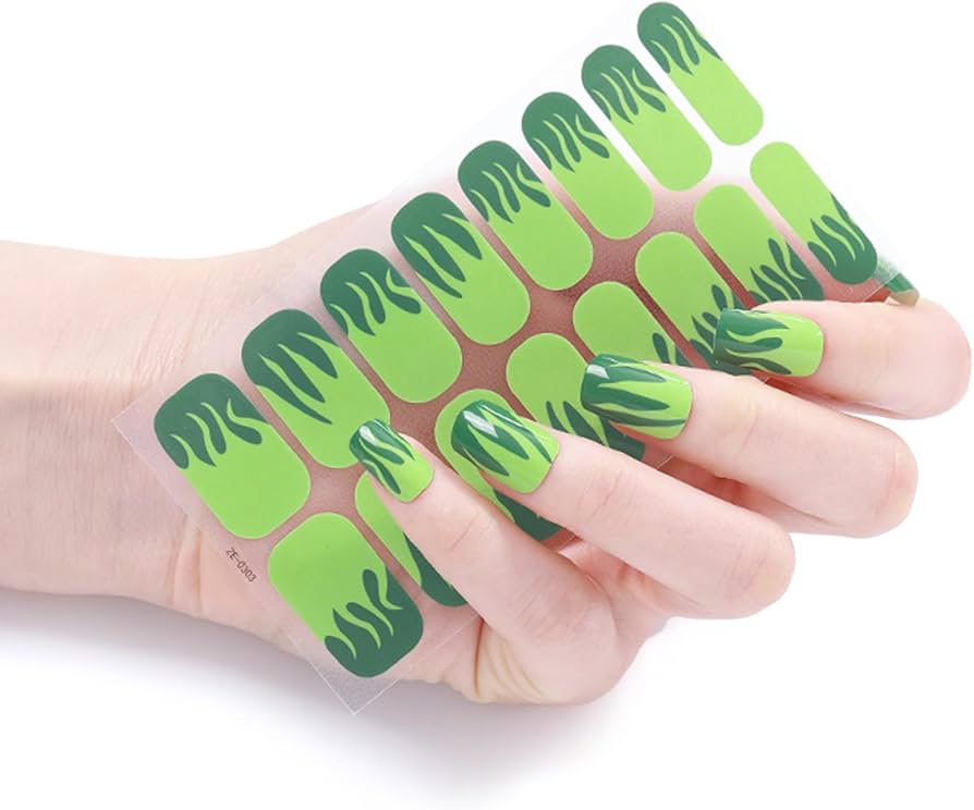 Green Slime Gel Nails